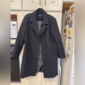 Kenneth Cole Black Single-Breasted Coat - like new